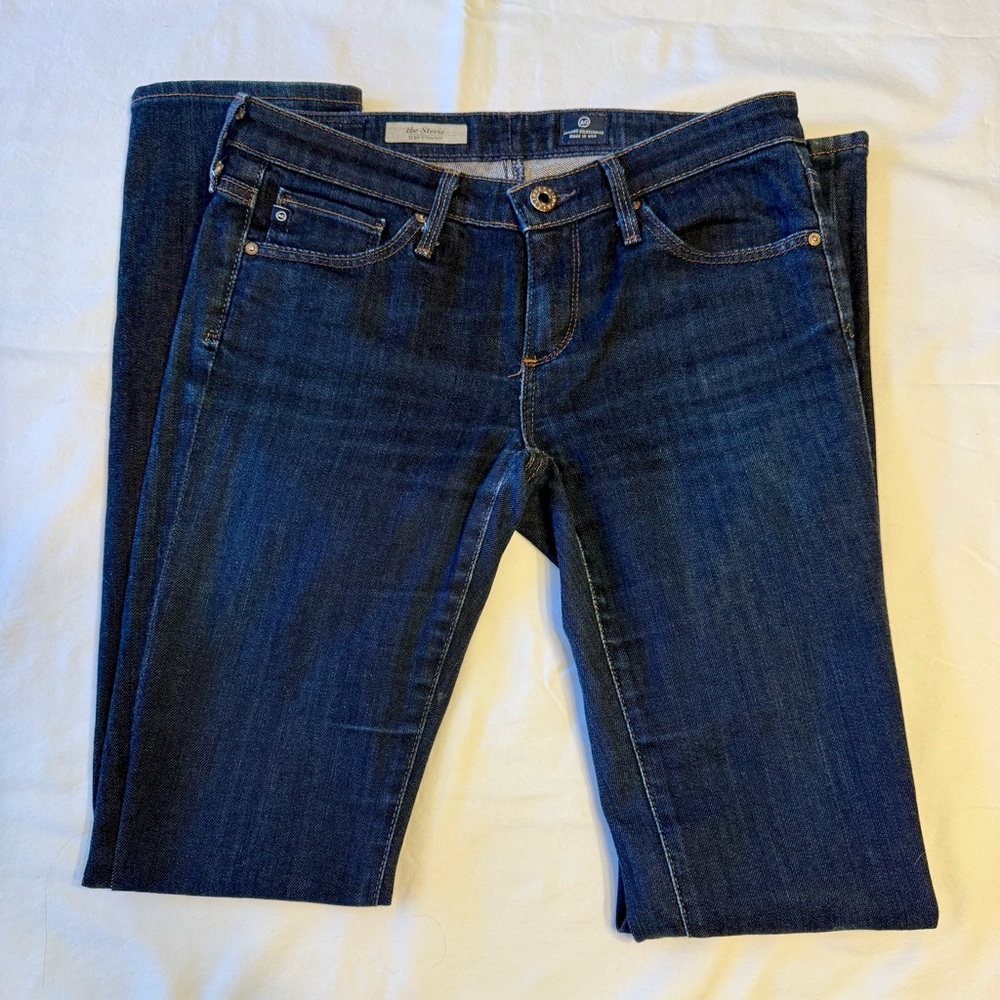 AG Adriano Goldschmied ‘the Stevie’ Slim Straight dark wash size 25R